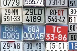 Xe ô tô sử dụng biển số giả bị phạt thế nào?