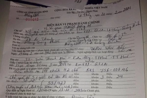 Biên bản xử phạt có được thay thế giấy phép lái xe?