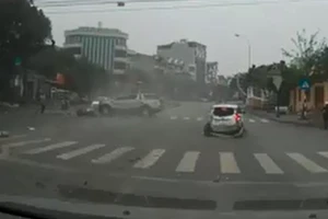 Clip tai nạn kinh hoàng ở Hải Dương