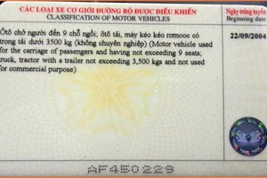 Mất một cánh tay có được đổi giấy phép lái xe B1?