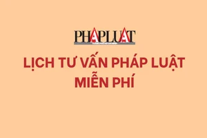 Lịch tư vấn pháp luật 