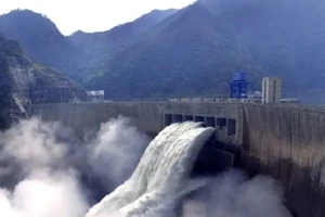 Ảnh minh họa - Thủy điện Đồng Tử Lâm (600 MW) trên một nhánh của sông Dương Tử ở tỉnh Tứ Xuyên (Trung Quốc). Ảnh: QQ