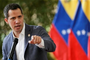 Thủ lĩnh đối lập Venezuela Juan Guaido. Ảnh: REUTERS