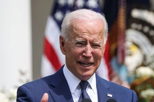 Tổng thống Mỹ Joe Biden tại Vườn Hồng của Nhà Trắng hôm 26-7, trong lễ kỷ niệm 31 năm ngày Mỹ thông qua Đạo luật Người khuyết tật. Ảnh: REUTERS