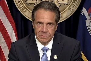 Ông Andrew Cuomo, người tuyên bố hôm 10-8 rằng ông sẽ từ chức Thống đốc bang New York (Mỹ). Ảnh: CNN