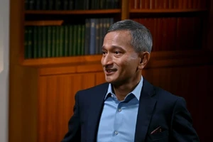 Ngoại trưởng Singapore Vivian Balakrishnan trong bài phỏng vấn được CHANNEL NEWS ASIA đăng vào sáng 22-8.