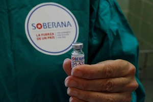 Vaccine Soberana 2 của Cuba. Ảnh: REUTERS