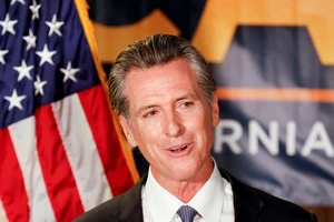 Thống đốc bang California (Mỹ), ông Gavin Newsom. Ảnh: REUTERS