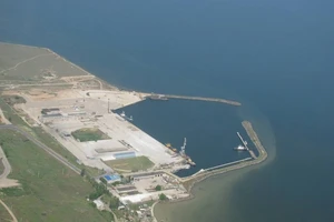 Cảng Ochakiv (Ukraine) trên bờ Biển Đen. Ảnh: YANDEX