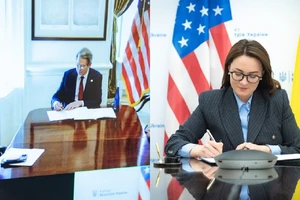 Mỹ, Ukraine ký văn kiện đầu tiên về thoả thuận khoáng sản