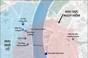 Đức: Phát hiện 3 quả bom Mỹ hàng tấn thời Thế chiến 2, sơ tán hơn 20.000 dân