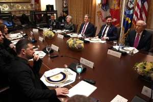 Tổng thống Mỹ Donald Trump tiếp Tổng thống Ukraine Volodymyr Zelensky tại Nhà Trắng hôm 17-10. Ảnh: RBC-UKRAINE