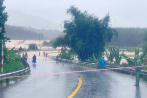 Đường Hồ Chí Minh qua tỉnh Kon Tum đã được lưu thông trở lại