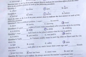 Kon Tum: Sẽ kiểm điểm tập thể, cá nhân trong vụ lộ đề thi môn tiếng Anh 