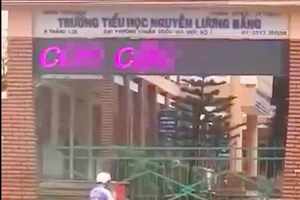 Bảng điện tử 2 trường học ở Pleiku bị hack, đăng nội dung phản cảm