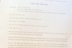 Vụ giả mạo quyết định của Chủ tịch UBND tỉnh Gia Lai: Bất ngờ 'tâm thư xin lỗi'