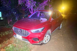 Phạt hành chính 1 trung tá quân đội uống rượu bia lái ô tô gây tai nạn rồi bỏ chạy 