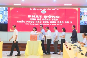 Vùng cao Gia Lai chia sẻ tấm lòng với bà con phía Bắc bị thiệt hại do bão, lũ