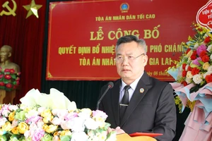 TAND Tối cao bổ nhiệm phó chánh án TAND tỉnh Gia Lai 