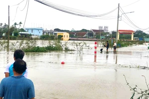 Bình Định: 2 học sinh lớp 6 bị lũ cuốn khi qua ngầm tràn 