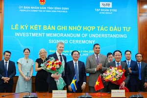 Bình Định và Tập đoàn của Thụy Điển ký ghi nhớ hợp tác dự án tái chế vải 1 tỉ USD