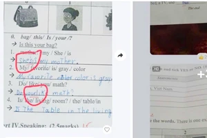 Kỳ lạ giáo viên 'thêm chữ, sửa nét', làm bài thi học sinh bị điểm thấp