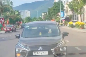 Người phụ nữ lái ô tô 'đối đầu' với xe khác ở Quy Nhơn bị xử lý