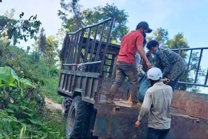 Công an dùng flycam truy vết kẻ giết người rồi trốn trong rừng