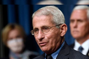 TS Anthony Fauci trong một cuộc họp báo ở Nhà Trắng hồi tháng 8-2020. Ảnh: AP