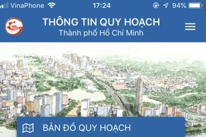 Người dân TP.HCM dễ dàng xem quy hoạch qua điện thoại