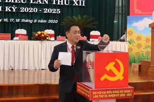 Ông Phạm Thành Kiên tái đắc cử Bí thư quận ủy quận 3