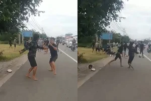 Bình Dương: Sau va chạm giao thông, hai nhóm thanh niên lao vào hỗn chiến