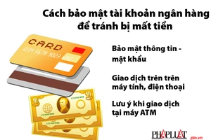 Cách bảo mật tài khoản ngân hàng để tránh bị mất tiền