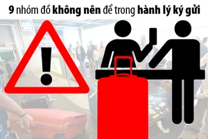 Những món đồ tuyệt đối không để trong hành lý ký gửi