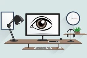 4 cách bảo vệ mắt trước máy tính, bức xạ điện từ