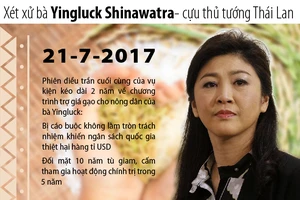 Phiên tòa cuối xét xử cựu thủ tướng Thái Lan Yingluck