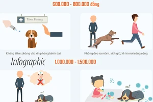 Chó ra đường không đeo rọ mõm, chủ bị phạt 800.000 đồng