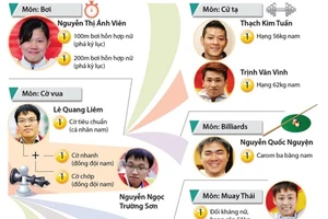 Những vận động viên 'vàng' của Việt Nam tại AIMAG 2017