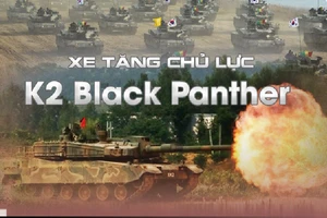 Hàn Quốc trang bị hàng loạt 'quái thú' K2 Black Pather