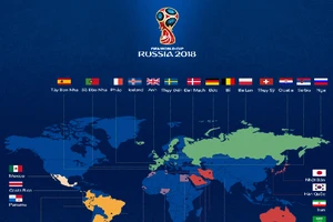 32 đội bóng vượt qua hành trình vòng loại, dự World Cup