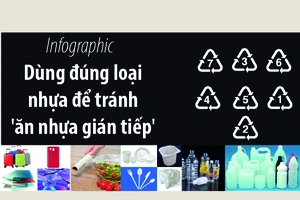 Xem mã dưới chai nhựa để tránh ăn phải độc hại