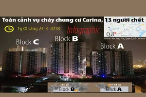 Toàn cảnh vụ cháy chung cư Carina Q.8 làm 13 người chết