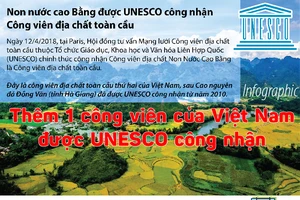 Thêm 1 công viên của Việt Nam được UNESCO công nhận 