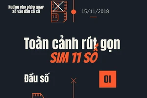 Toàn cảnh rút gọn SIM 11 số sang 10 số từ ngày 15-9-2018