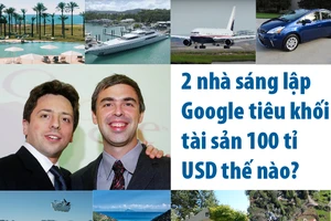 2 nhà sáng lập Google tiêu khối tài sản 100 tỉ USD thế nào?
