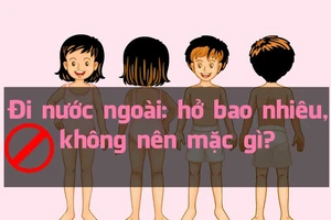 Đi nước ngoài: Hở bao nhiêu, không nên mặc gì?