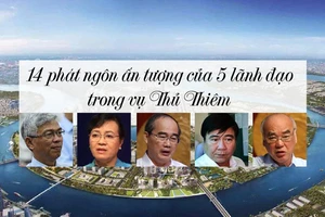 14 phát ngôn tâm huyết của các lãnh đạo trong vụ Thủ Thiêm