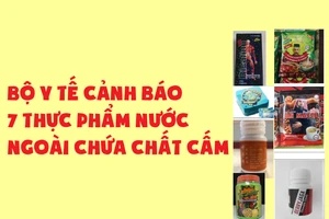 Bộ Y tế cảnh báo 7 thực phẩm chứa chất cấm, kích dục