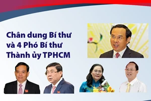 Chân dung Bí thư và 4 Phó Bí thư Thành ủy TP.HCM khóa XI