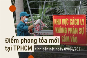 Toàn cảnh các điểm phong tỏa mới tại TPHCM